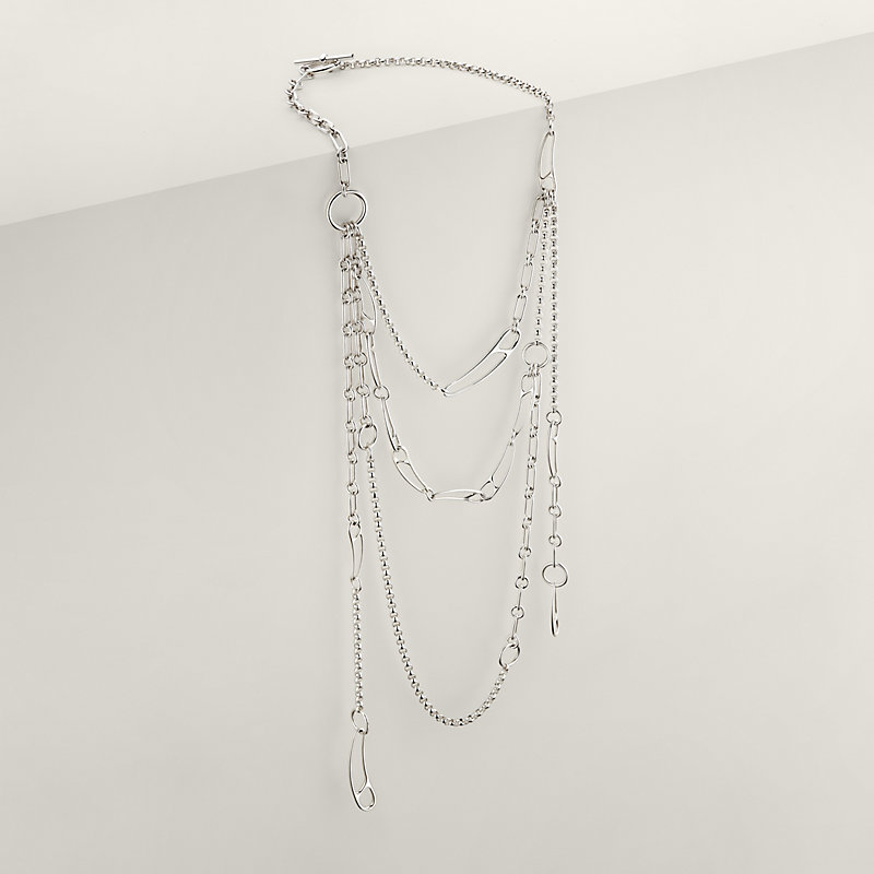 Chaine d'ancre Punk long necklace | Hermès USA